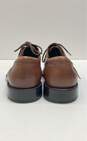 Johnson & Murphy Leather Lace Up Shoes Brown 10 image number 4