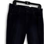 Womens Black Denim Medium Wash Pockets Stretch Skinny Leg Jeans Size 6 image number 3