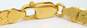 14K Yellow Gold Herringbone Chain Bracelet 8.4g image number 5