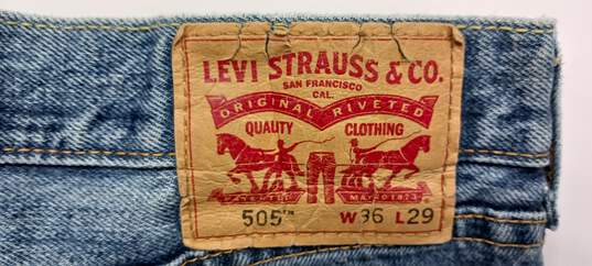 Levi's Men's 505 Jeans Size W36 L29 image number 3