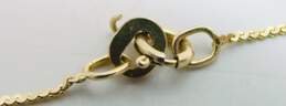 14K Yellow Gold Serpentine Chain Bracelet For Repair 0.6g alternative image