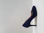 INC International Concepts Blue Suede Heels Women's Size 8.5 image number 1