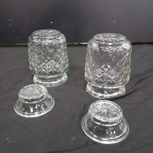 Bundle of 4 Glass Containers With Lids/Corks image number 4