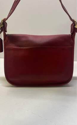 Vintage COACH 9951 Patricia Legacy Red Leather Shoulder Crossbody Bag alternative image