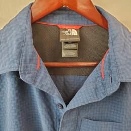 The North Face Blue Button Up Top Mens US Size Small alternative image