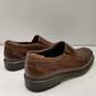 Ecco Brown Leather Slip On Loafers US 9.5 image number 4