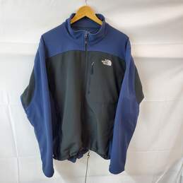 The North Face Soft Shell Jacket Blue Black in Men's XL