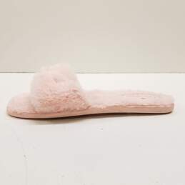 Kate Spade Women's Sandy Pink Faux Fur Slide Sandals Size 8 alternative image