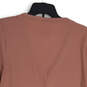 Womens Pink Henley Neck Long Sleeve Pullover Activewear Top Size Large image number 4
