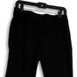 Womens Black Flat Front Slash Pocket Straight Leg Dress Pants Size 2 image number 4