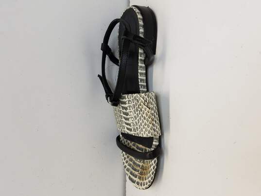 Alexander McQueen Sandals White Grey Womens Size 4.5 AUTHENTICATED image number 2