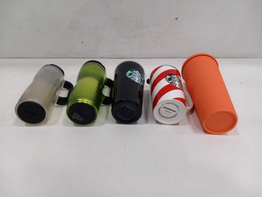 5pc. Lot of Assorted Starbucks To-Go Tumblers image number 3