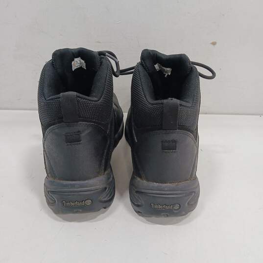 Timberlands Men's Waterproof Black Snow Boots Size 10 image number 3
