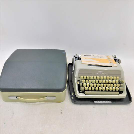 Adler Junior J3 Portable Manual Typewriter W/ Case image number 1