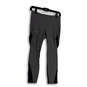 Womens Gray Elastic Waist Pull-On Activewear Compression Leggings Size M image number 1