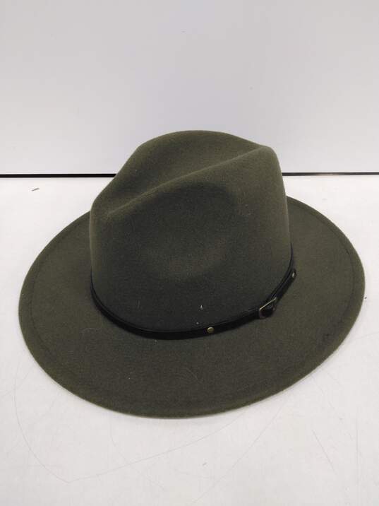 Men's Green Wool & Polyester Blend Western Hat image number 2