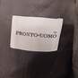 Prontouomo Men's Gray Striped Suitcoat Size 42R image number 4