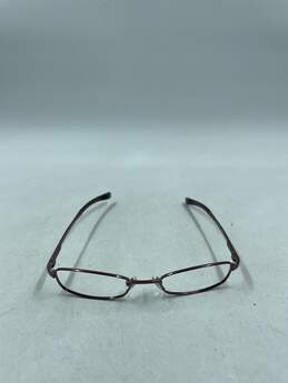 Gucci Metallic Mauve Rectangle Eyeglasses alternative image