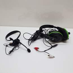 Gaming Headset For Microsoft Xbox Set of 2- For Parts/Repair
