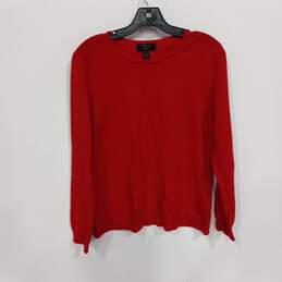 Cashmere Charter Club Women's Red Cashmere Sweater Size PXL