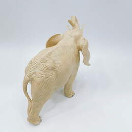 Vintage 1987 Large Ceramic Elephant Figurine Ceramica de Cuernavaca Mexico