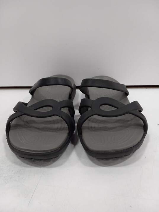 Crocs Women's Gray Twist Sandals Size 8 image number 1