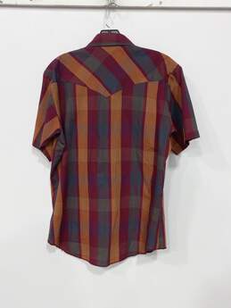 Wrangler Short Sleeve Button Up Shirt Men's Size M alternative image