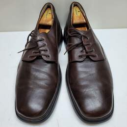 Bally Radnor Dark Brown Leather Size 12 Derby Shoes