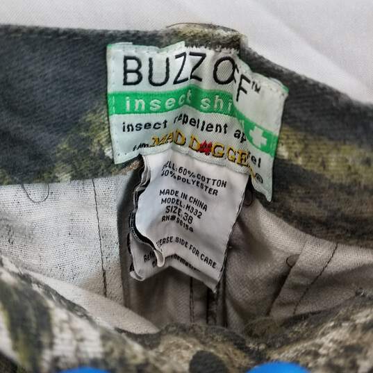 Mad Dog Men's Camo Cotton Buzz Off Cargo Pants Size 38 image number 3