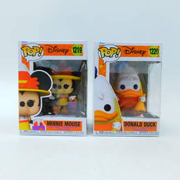 2 Funko Pops Disney  Donald Duck 1220& Minnie Mouse  1219