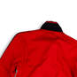 Mens Red Manchester United Long Sleeve Pockets Full-Zip Track Jacket Size S image number 4