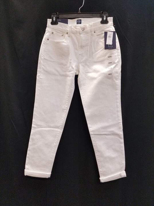 Gap Women's White Pants Size 00 / 24 NWT image number 1