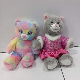 Pair of Build-A-Bear Stuffed Animals
