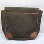 LAND ROVER Holland Brothers Messenger Bag Waxed Canvas Leather Made in USA image number 2