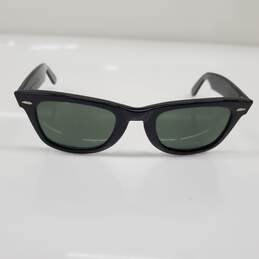 Vintage Bausch & Lomb Ray-Ban BL5024 Original Glossy Black Wayfarer Sunglasses