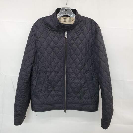 AUTHENTICATED MEN'S BURBERRY BRIT QUILTED PUFFER JACKET SZ MEDIUM image number 1