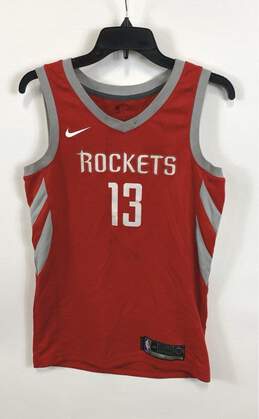 Nike NBA Rockets Harden #13 Red Jersey - Size Small