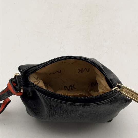 Michael Kors Womens Black Leather Classic Zip Coin Wallet Purse image number 3
