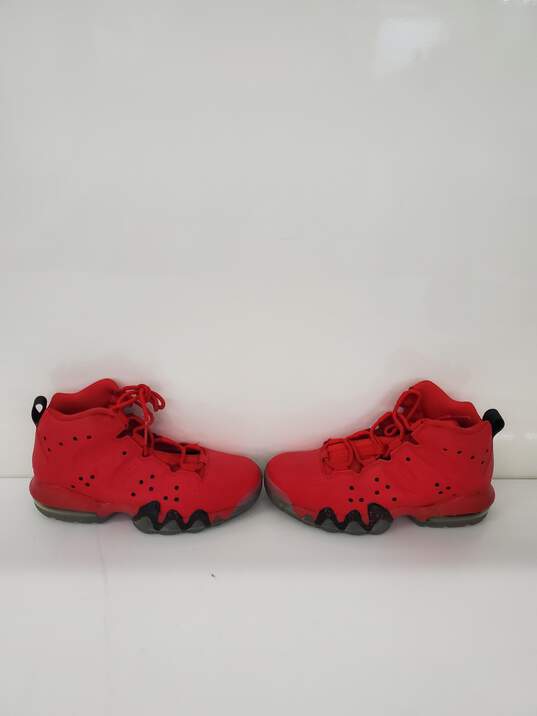 Nike Air Max Barkley GS Grade school Size 6.5Y Shoes Red Used image number 2