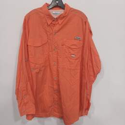Men’s Columbia PFG Drift Guide Woven Shirt Sz XL