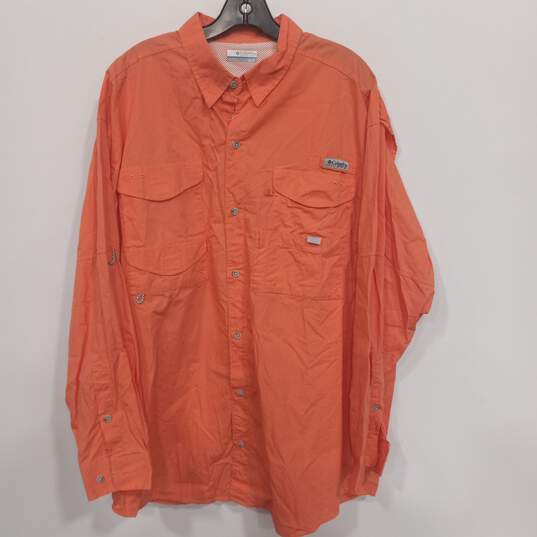 Men’s Columbia PFG Drift Guide Woven Shirt Sz XL image number 1