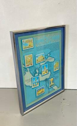 7 Wonders of the Ancient World Stamps Republic of Congo Framed and Matted alternative image