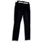 Womens Black Denim Medium Wash Pockets Stretch Skinny Leg Jeans Size 6 image number 1