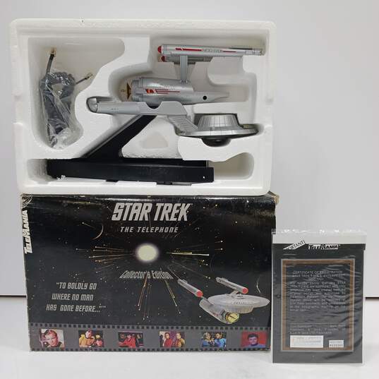 Star Trek TeleMania Phone 1993 In Box image number 1