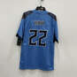 NWT Mens Blue Tennessee Titans Derrick Henry #22 Football NFL Jersey Size S image number 2