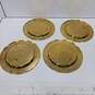 Bundle of 4 International Silver Company Brass Plated Plates image number 2