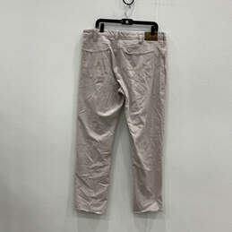 Mens Gray Pockets Flat Front Straight Leg Regular Fit Chino Pants Sz 42/32 alternative image