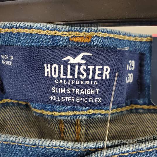 Hollister Women Slim Straight Jeans Sz 29 NWT image number 3
