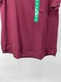 Womens Wine Short Sleeve Round Neck Sport T-Shirt Size XL T-0528908-F image number 3