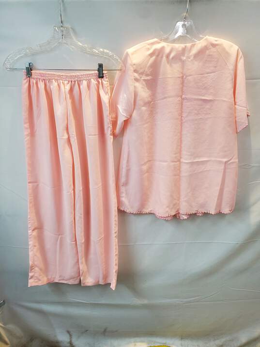 Lightweight Pink 2 Piece Women's Top & Bottom Set No Size Tag image number 2